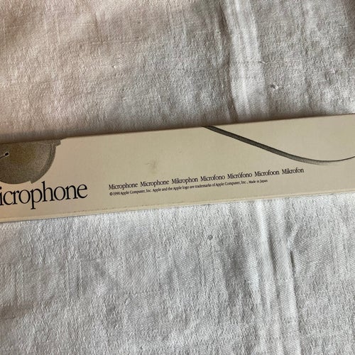 Vintage Apple extern mikrofon