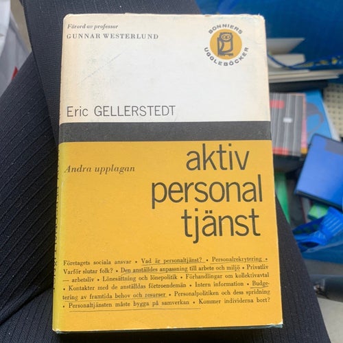 Eric Gellerstedt, Aktiv personaltjänst