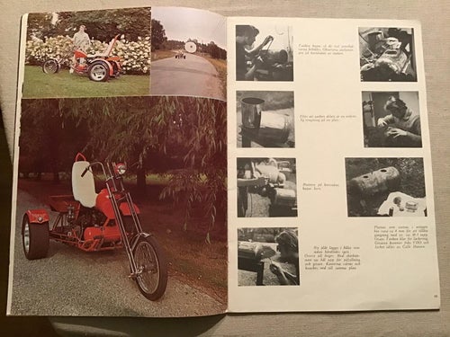 COLOROD NR 2 1973 HOT RODS,CHOPPERS,TRIKE,HOT ROD SHOW 1973,MÅNGA FINA CHOPPER