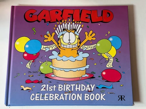 Jim Davis - Garfield 21st birthday celebration book (Kartonnage) Bok