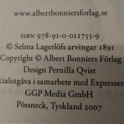 Gösta Berlings Saga av Selma Lagerlöf