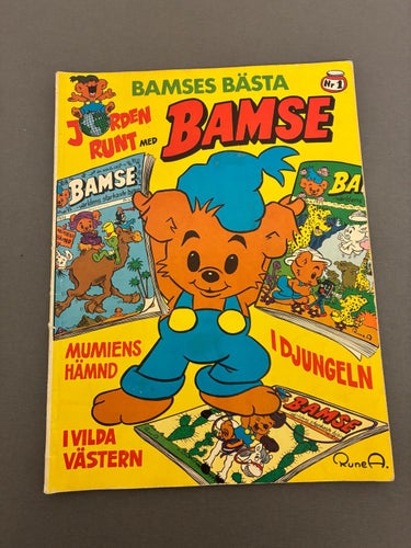 Bamses Bästa - Jorden Runt Med Bamse, nummer 1