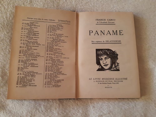 BOK : Paname - Carco Francis 1934