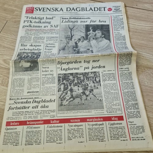 Svenska Dagbladet 16 maj 1977