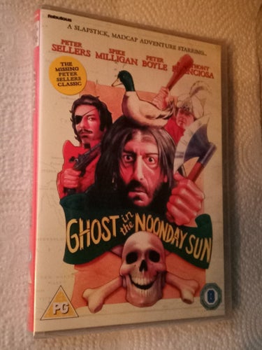 Peter Sellers GHOST IN THE NOONDAY SUN 1974 Spike Milligan DVD-film ej textning