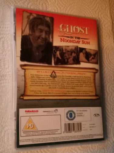 Peter Sellers GHOST IN THE NOONDAY SUN 1974 Spike Milligan DVD-film ej textning
