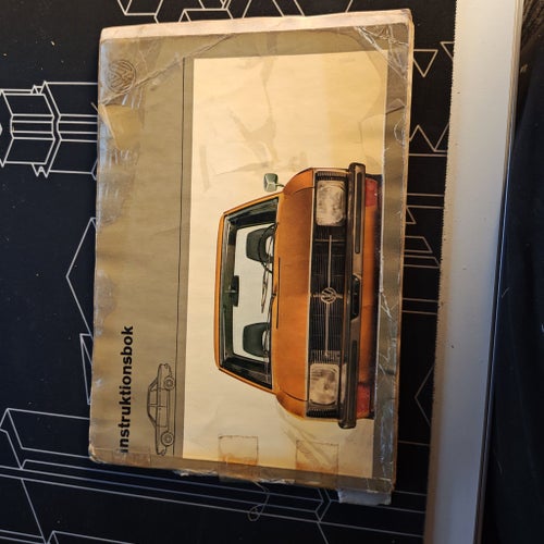 Instruktionsbok VW K70 Augusti 1971