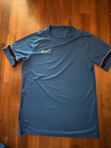 Nike blå funktions t-shirt, stl. L