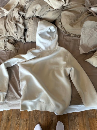Hilfiger vit huvtröja herr L