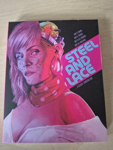 Steel and Lace Blu-ray Limited ed vinegar syndrome slease sci-fi skräck inplasta