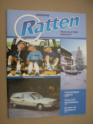 VOLVO Tidning Ratten 1983 Nr. 4 Rep. PV för 73000:-