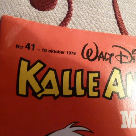 KALLE ANKA & C:O NR41, 10/10/1979,