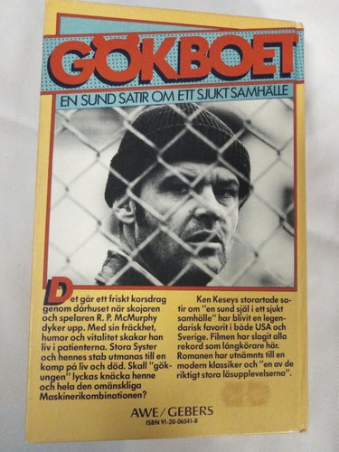 Gökboet En sund satir om ett sjukt samhälle Ken av Ken Kesey. bok. Very Fine