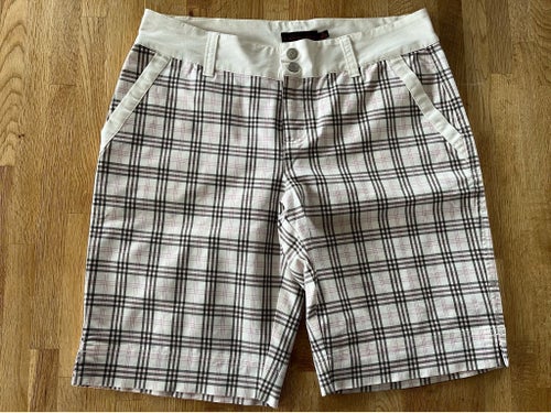 Röhnisch rutiga shorts, storlek S 34/36