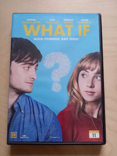 DVD-FILM "WHAT IF" MED DANIEL RADCLIFFE FRÅN 2014