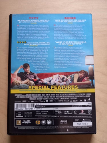 DVD-FILM "WHAT IF" MED DANIEL RADCLIFFE FRÅN 2014