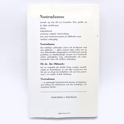 Nostradamus profetior - Åke Ohlmarks