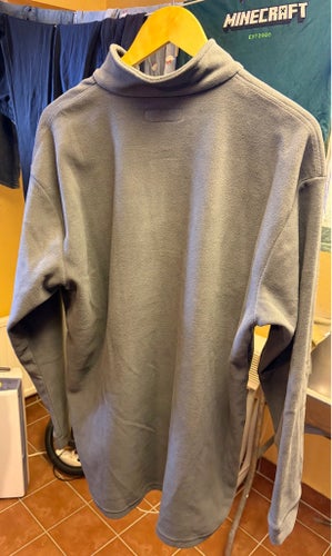 Quechua fleece tröja half zip grå XXL Decathlon