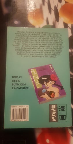 Ranma 1/2 Bok 11 - Manga Svensk Text, Rumiko Takahashi