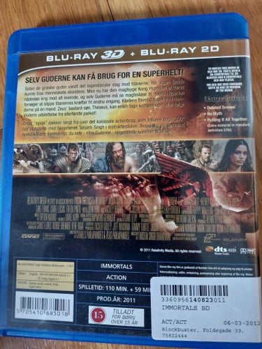 Immortals - Blu-ray 3D