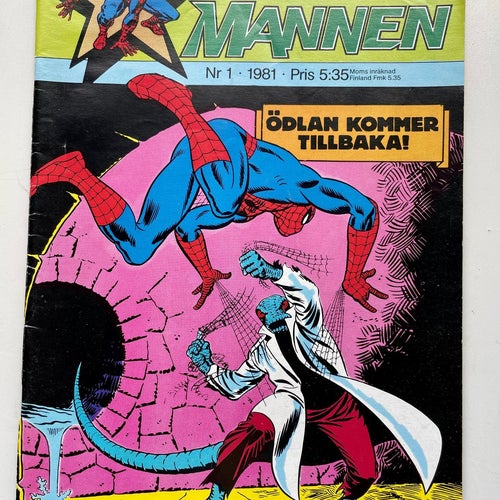 Spindelmannen Nr 1 1981