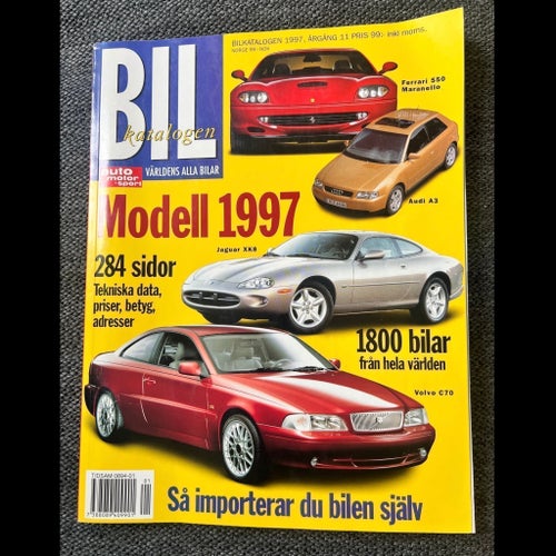 Bil Katalog 1997 - FINT SKICK - sparsamt bläddrad