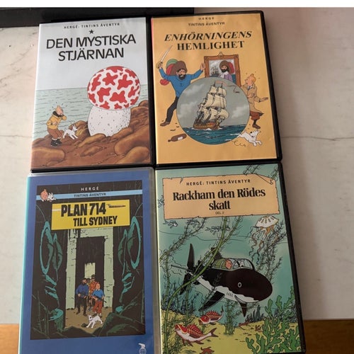 Tintin DVD-filmer: Den mystiska stjärnan, Enhörningens hemlighet, Plan 714 till