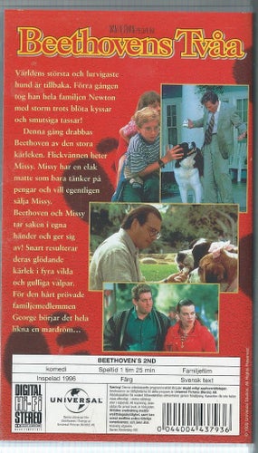 BEETHOVENÂ´S TVÅA (VHS FILM ! )