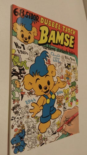 Bamse 1984 nr 7. Rune A serier 40 år 1944 - 1984