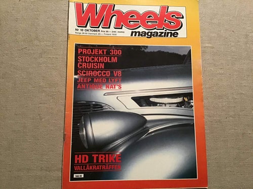 WHEELS NR 10 1986 CRUISIN STOCKHOLM,DRAGSTER,CHOPPER I MALMÖ,JEEP MED LYFT