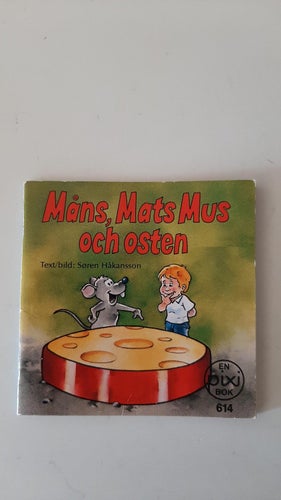 PIXI 614 MÅNS MATS MUS OCH OSTEN TRYCKT 1990