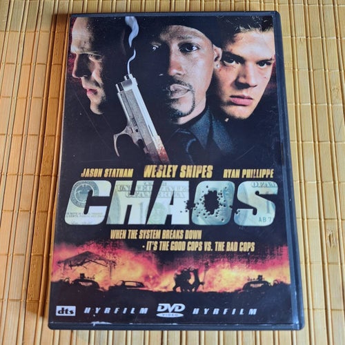 Chaos (2005) -DVD- Jason Statham, Wesley Snipes - HYR M-/VG+