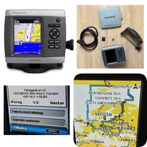 Garmin Gpsmap 421S+BlueChart g2 HD HXEU800X Hela Nordeuropa 2014