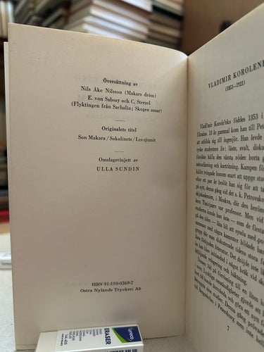 Makars dröm och andra noveller av Vladimir Korolenko, bok, Fine plus