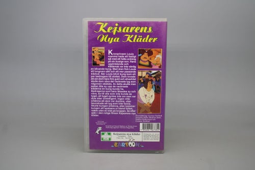 Kejsarens nya kläder - Ny inplastad VHS