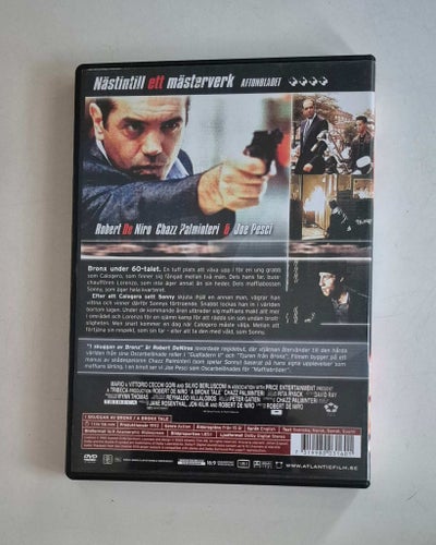 I skuggan av Bronx / 1993 / Robert De Niro / Svensk Text / Fint Skick / DVD