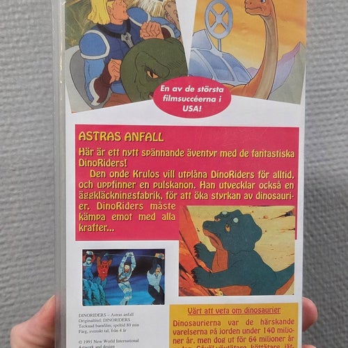 Dino Riders - Astras Anfall (1988) VHS svenskt tal