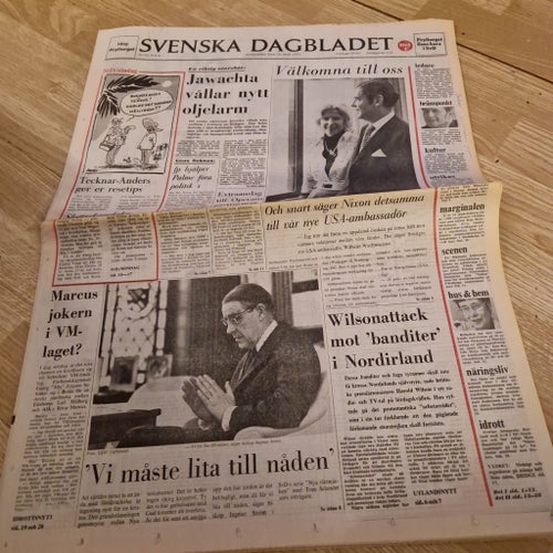 Svenska dagbladet 26 maj 1974
