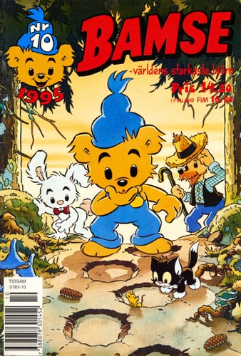 Bamse – världens starkaste björn Serietidning 1995 nr 10 (Oläst arkivex)