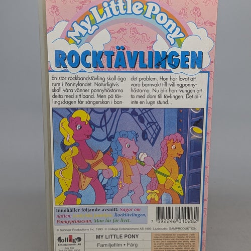 My Little Pony Rocktävlingen - Svenskt tal - VHS