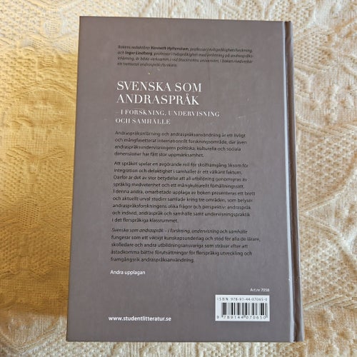 Svenska som andraspråk - I forskning, undervisning och samhälle, Kenneth