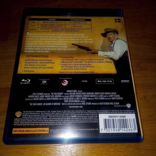 The Wild Bunch(Det vilda gänget) - Director's Cut, UTGÅTT! Toppskick!- Blu-ray