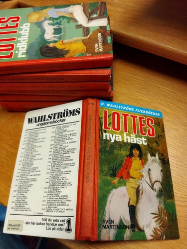 Lottes nya häst - Sven Martinson. bok. Very Fine plus