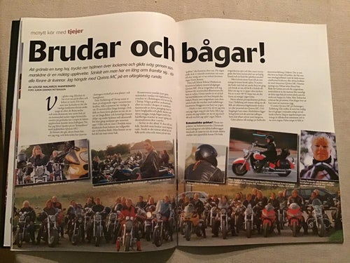 MC NYTT NR 3 2003 PG LUNDMARK,QVINNS MC,HONDA CBR,MERCH 1970 VICTORY VEGAS