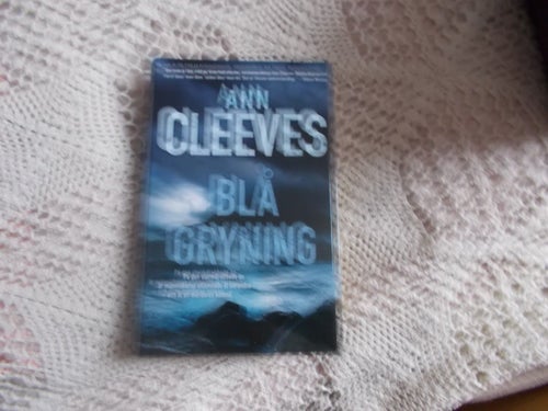 EN INBUNDEN BOK ANN CLEEVES BLÅ GRYNING