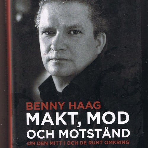 Benny Haag: Makt, Mod och Motstånd DEDIKATION - 1:a upplagan