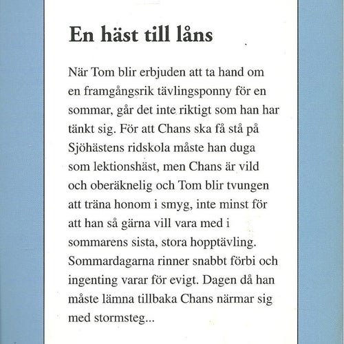 En häst till låns - Michelle Bates - Pollux