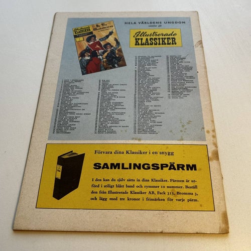 Illustrerade Klassiker nr 156, 1a upplaga, bra skick! VG+