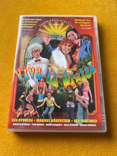 Viva la Greta - DVD - Fredriksdalsteatern 2011 Eva Rydberg Magnus Härenstam