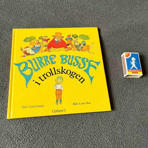 Burre Busse i trollskogen - Retro Vintage Illustrationer
